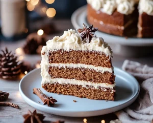 Irresistible Gingerbread Cake with Cream Cheese Frosting