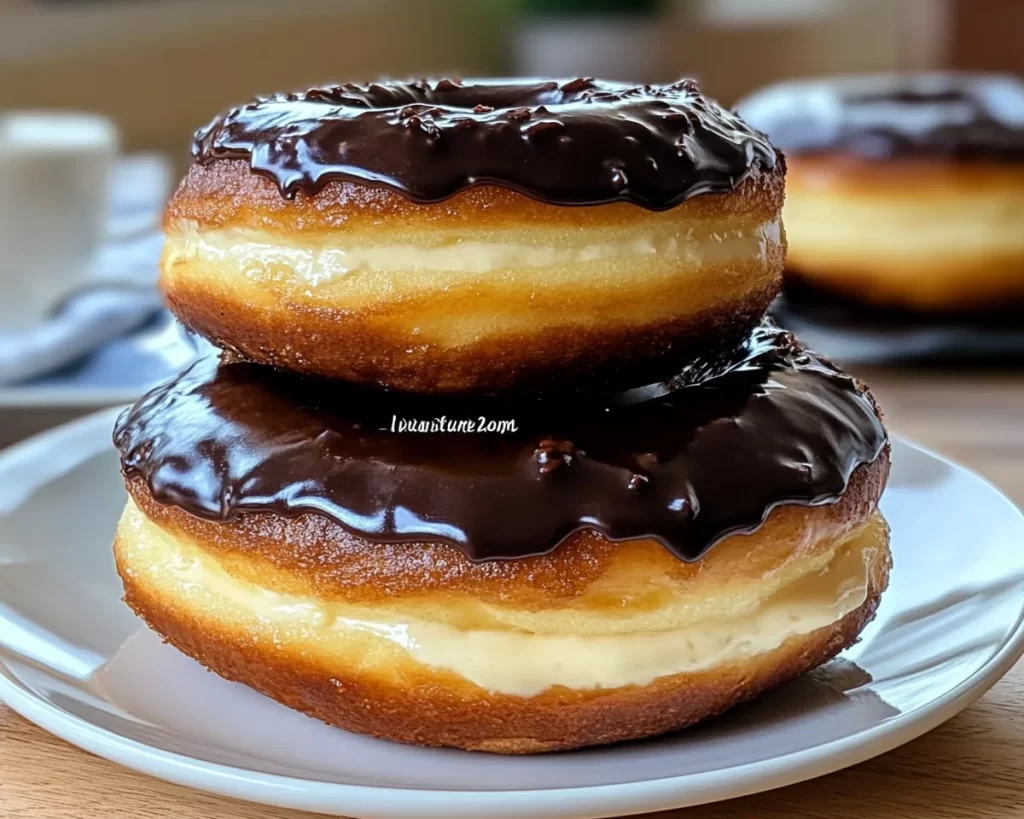 Irresistible Boston Cream Donuts Recipe