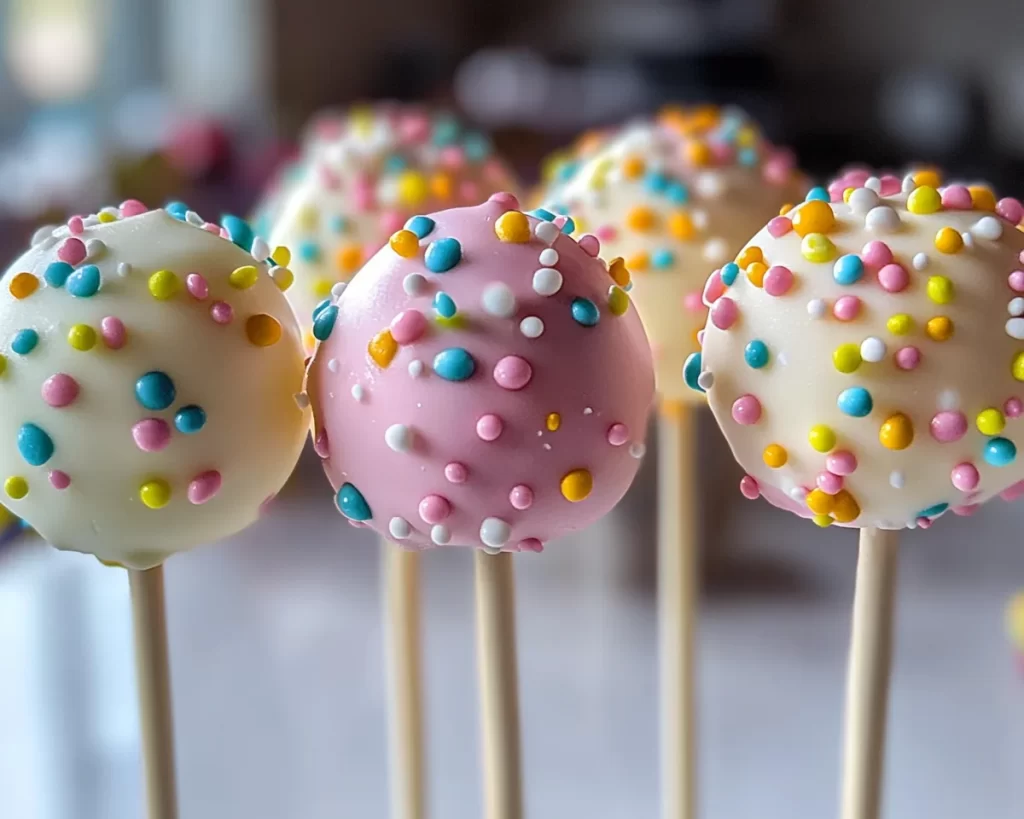 Easter Vanilla Cake Pops