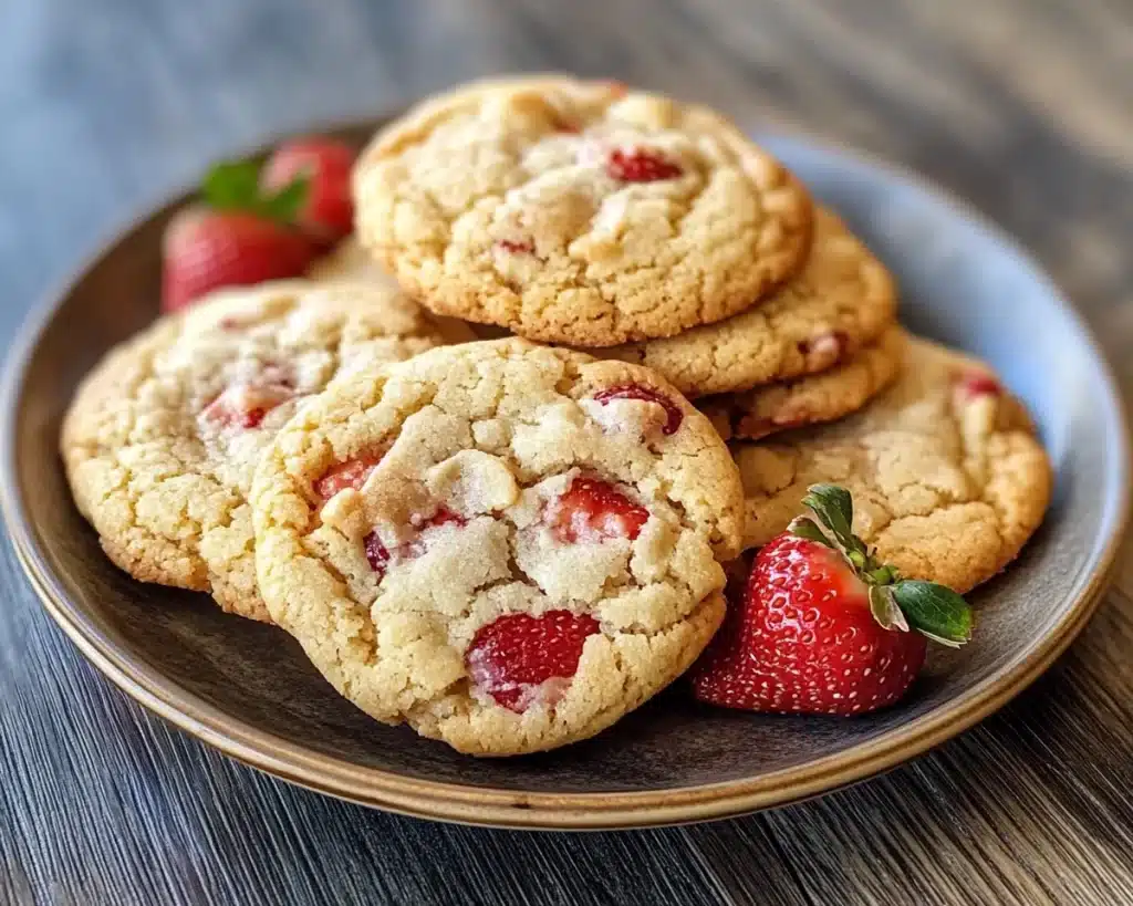 Spring Baking: Strawberry Cookies (Soft)