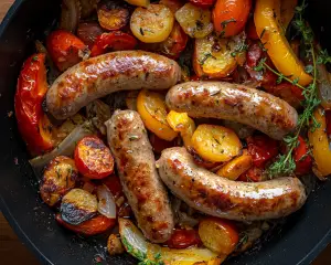 One-Pan Sausage and Roasted Vegetables