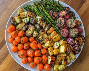 Spring Dinner Party Roasted Vegetable Platter