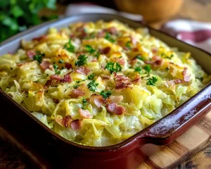 St Patrick’s Day Creamy Cabbage and Bacon