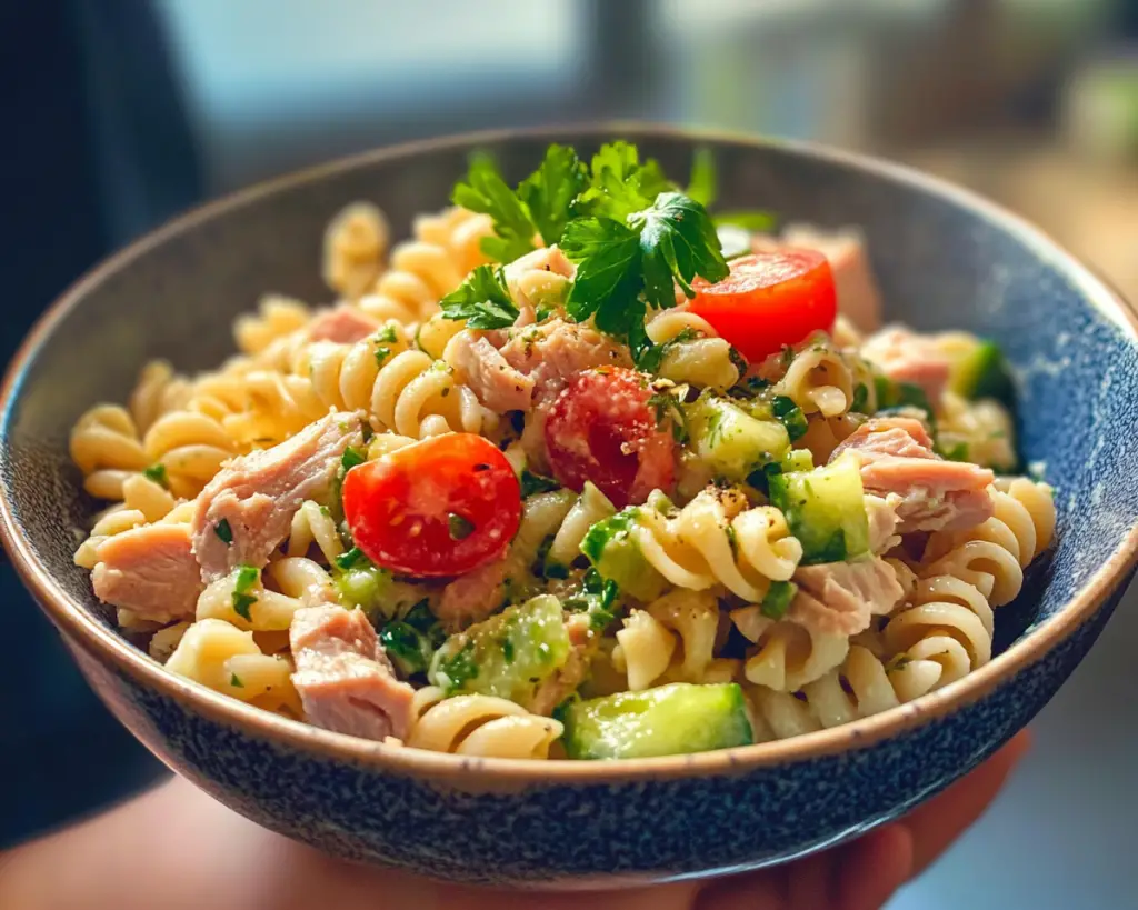 Tuna Pasta Salad with Olive Oil