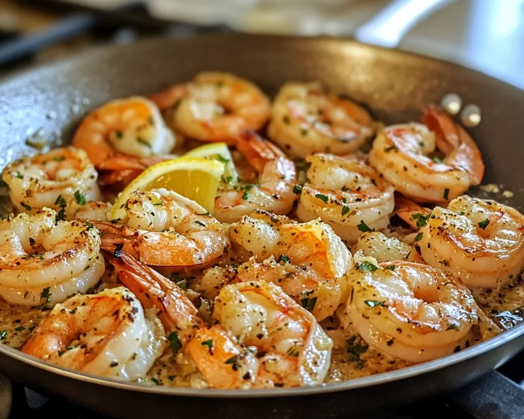 Spring Dinner: Lemon Garlic Shrimp Skillet (Quick)