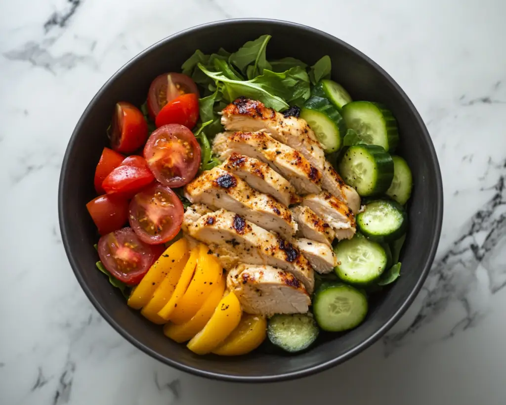 Healthy Chicken and Veggie Bowl