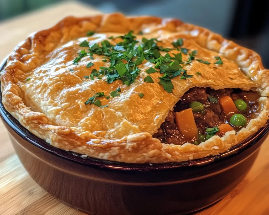 St Patrick’s Day Guinness Beef Pot Pie