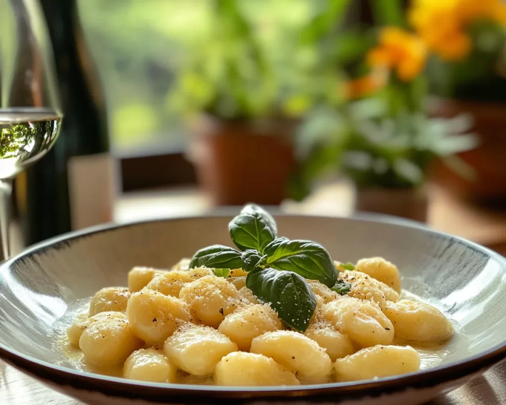 Spring Dinner Party Creamy Tuscan Gnocchi
