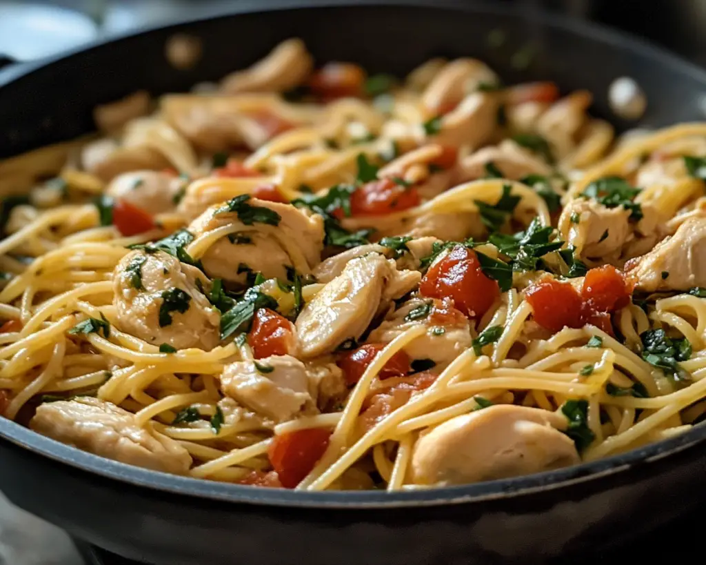 Healthy Chicken Pasta with Olive Oil