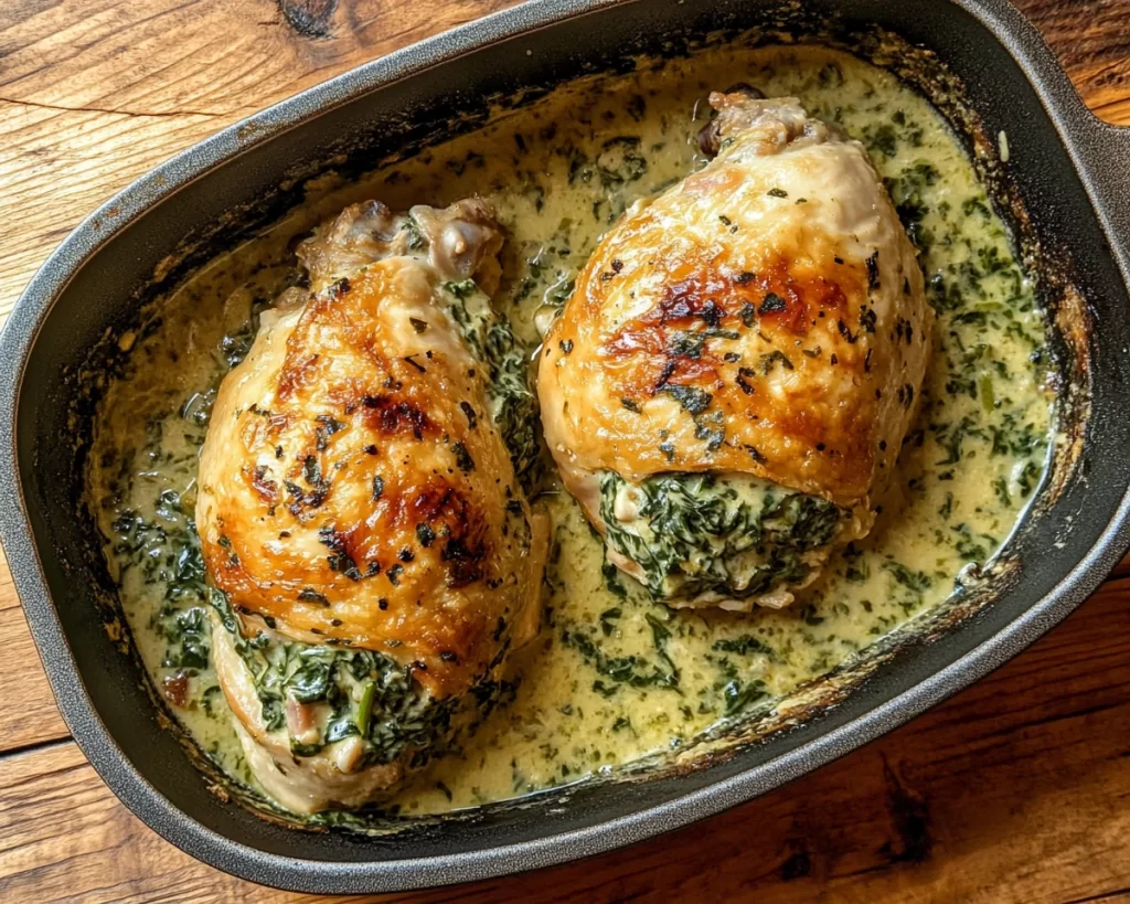 Mother’s Day Creamy Spinach Stuffed Chicken