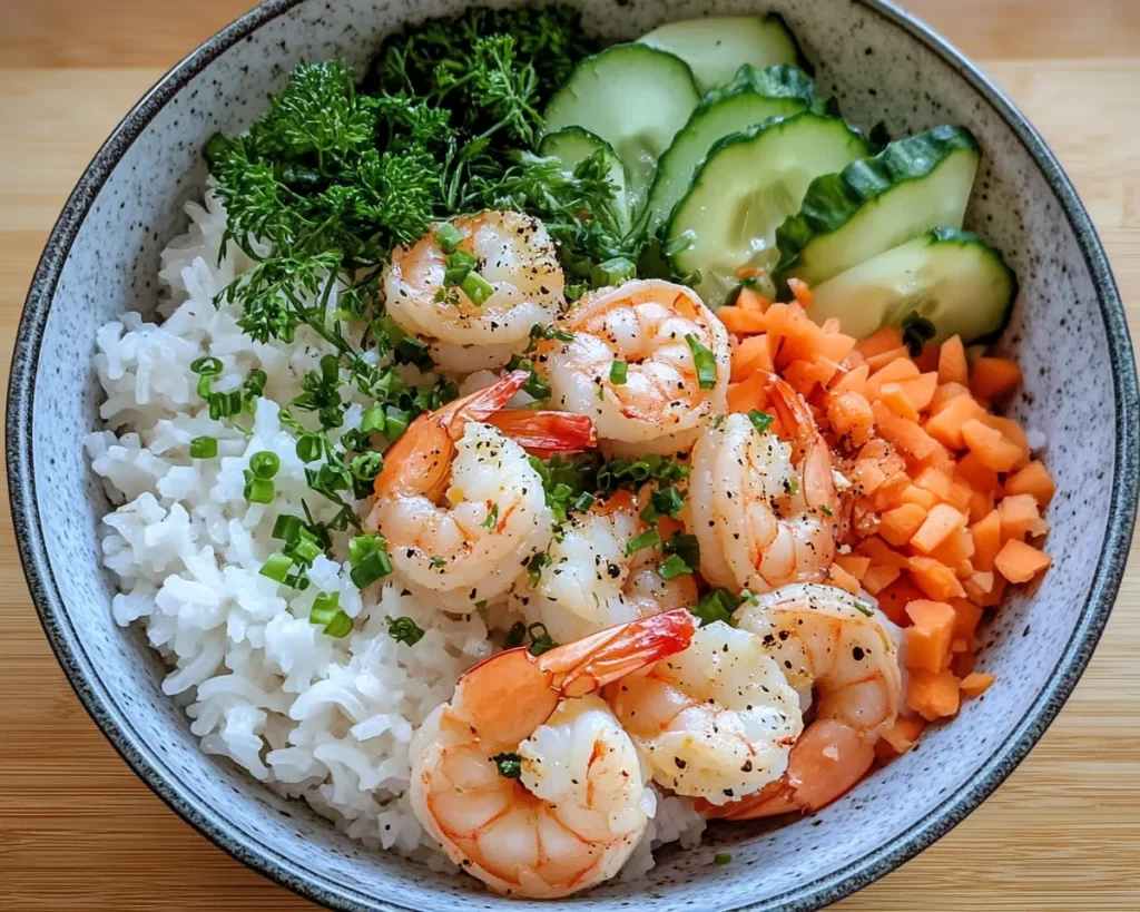 Summer Dinner: Easy Shrimp Rice Bowl (Fresh + Fast)