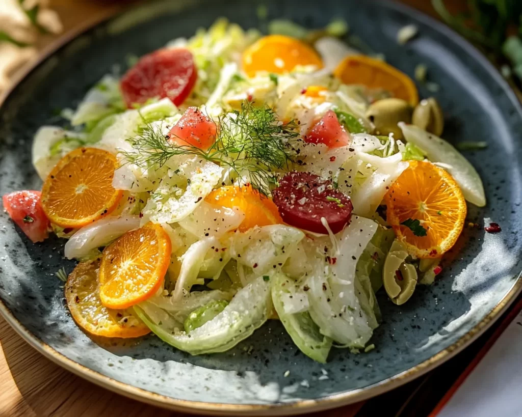 Spring Salad: Shaved Fennel Orange and Olive Salad in 15 Minutes