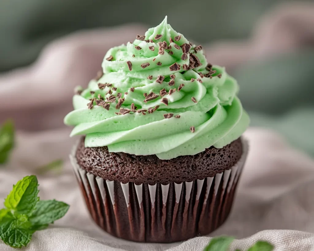 Spring Cupcakes: Chocolate Mint Cupcakes in 7 Steps