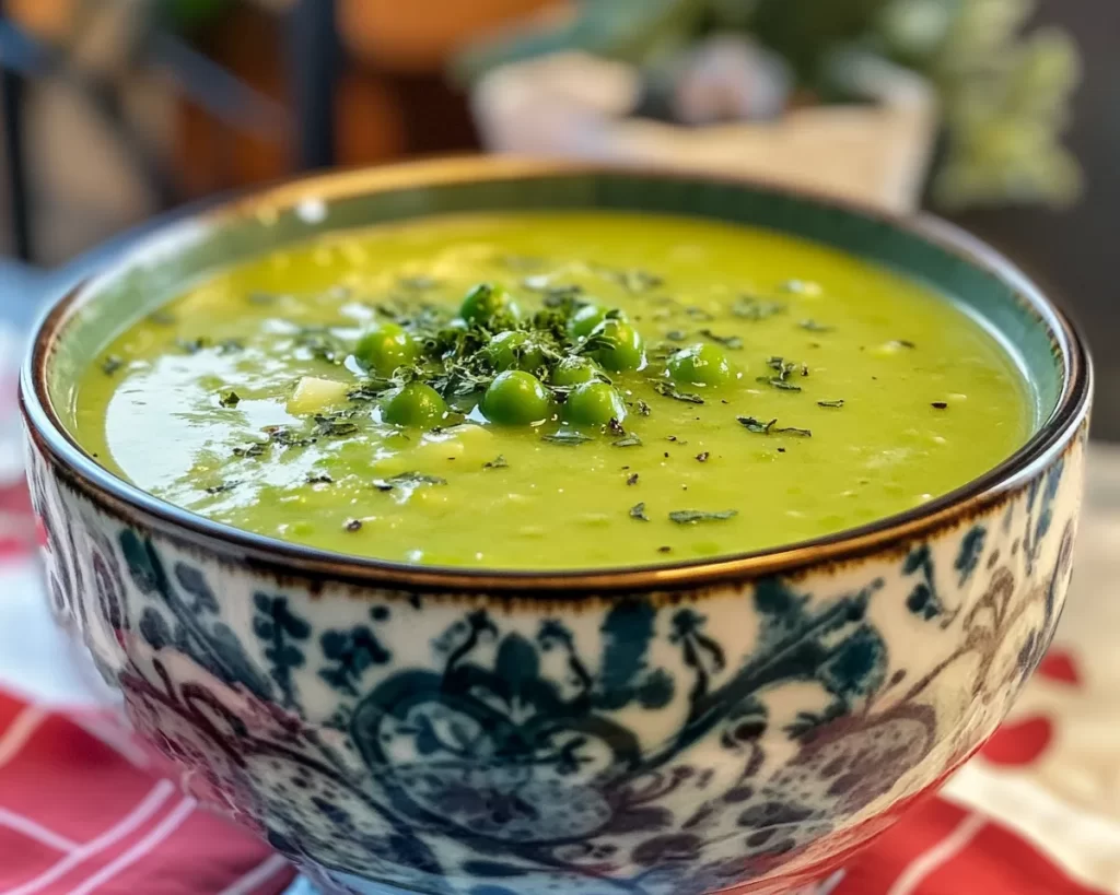 Spring Soup: Pea & Potato Soup in 25 Minutes
