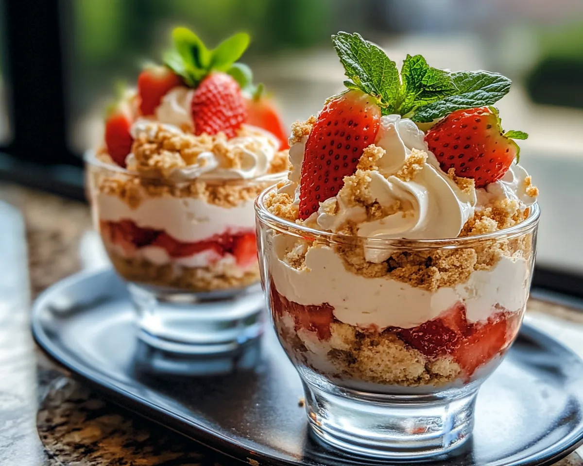 Spring Desserts: Strawberry Shortcake Parfaits in 5 Steps