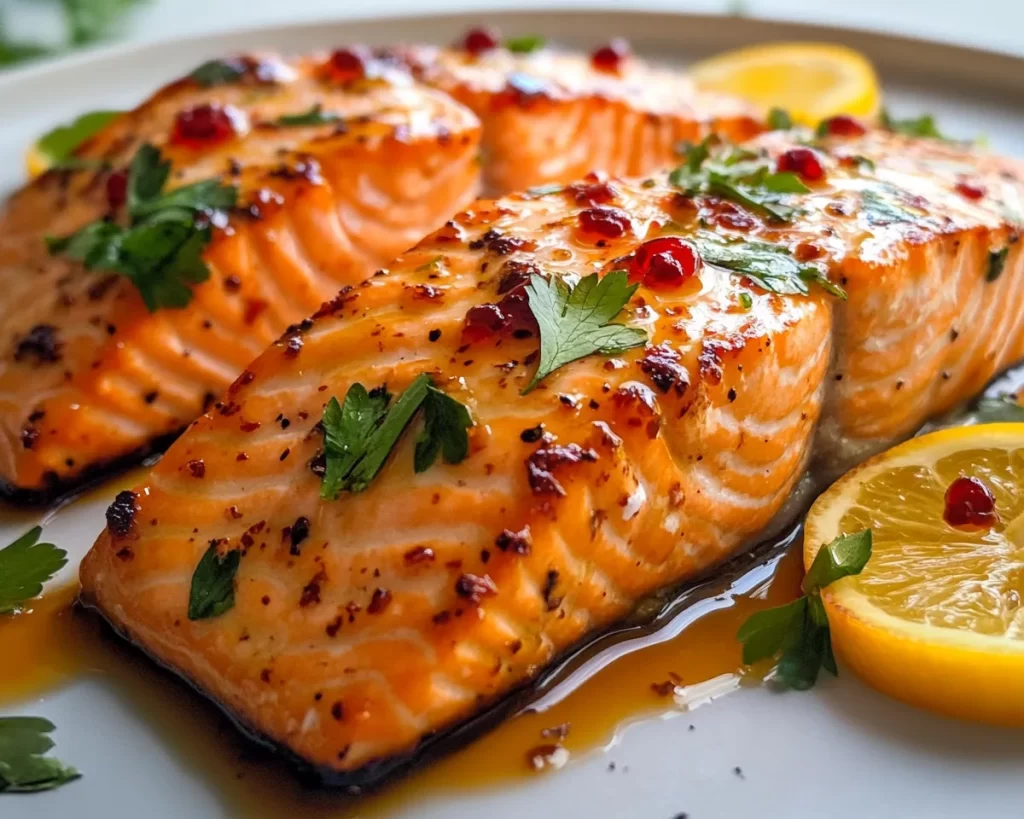 Healthy Easy Recipes: Honey Sriracha Baked Salmon in 25 Minutes