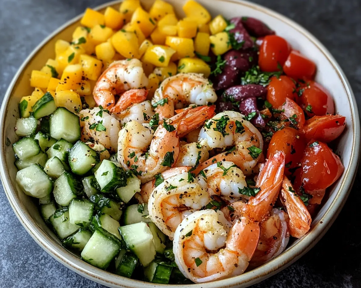 Summer Dinner Ideas: Mediterranean Shrimp Bowls in 20 Minutes