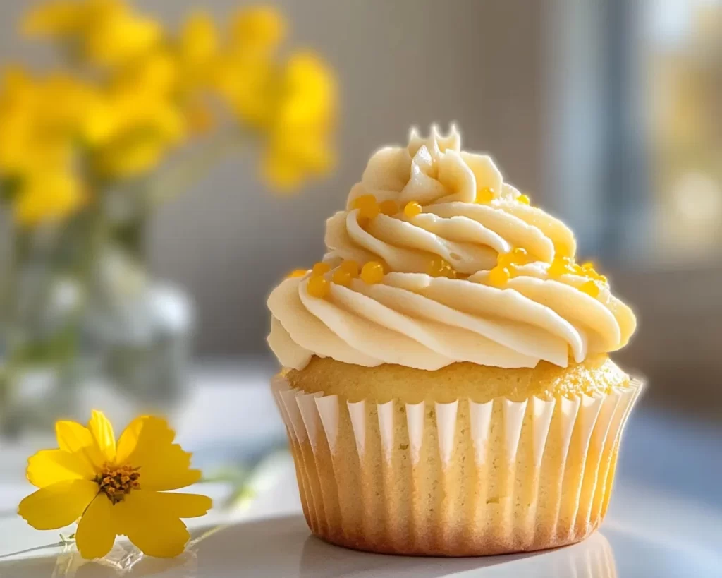 Spring Cupcakes: Honey Vanilla Cupcakes in 5 Steps