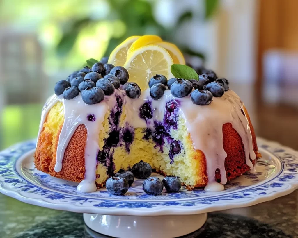 Spring Baking: Blueberry Lemon Pound Cake in 7 Steps