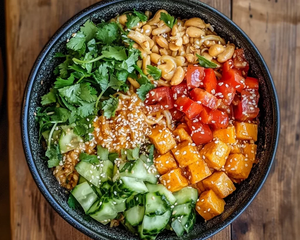 Summer Meals: Cold Peanut Noodle Bowl in 15 Minutes