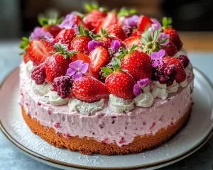 Spring Baking: Strawberry Cake in 5 Steps