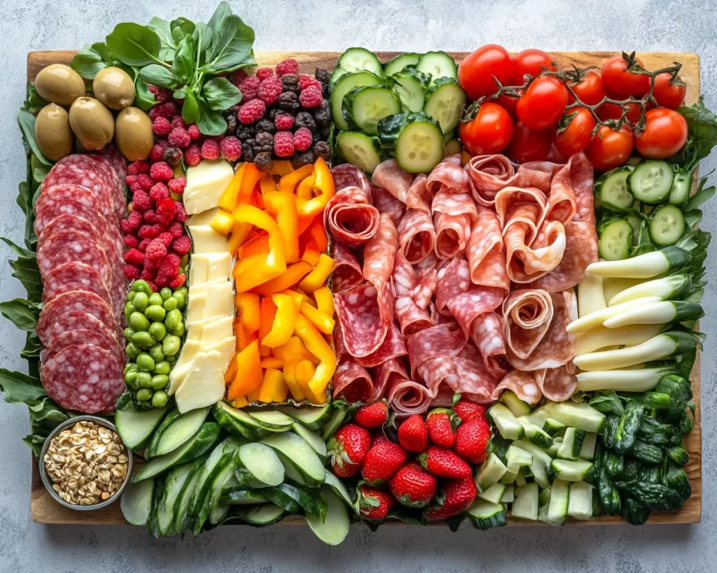 Spring Charcuterie Board Ideas with Spring Veggie Cups in 5 Steps