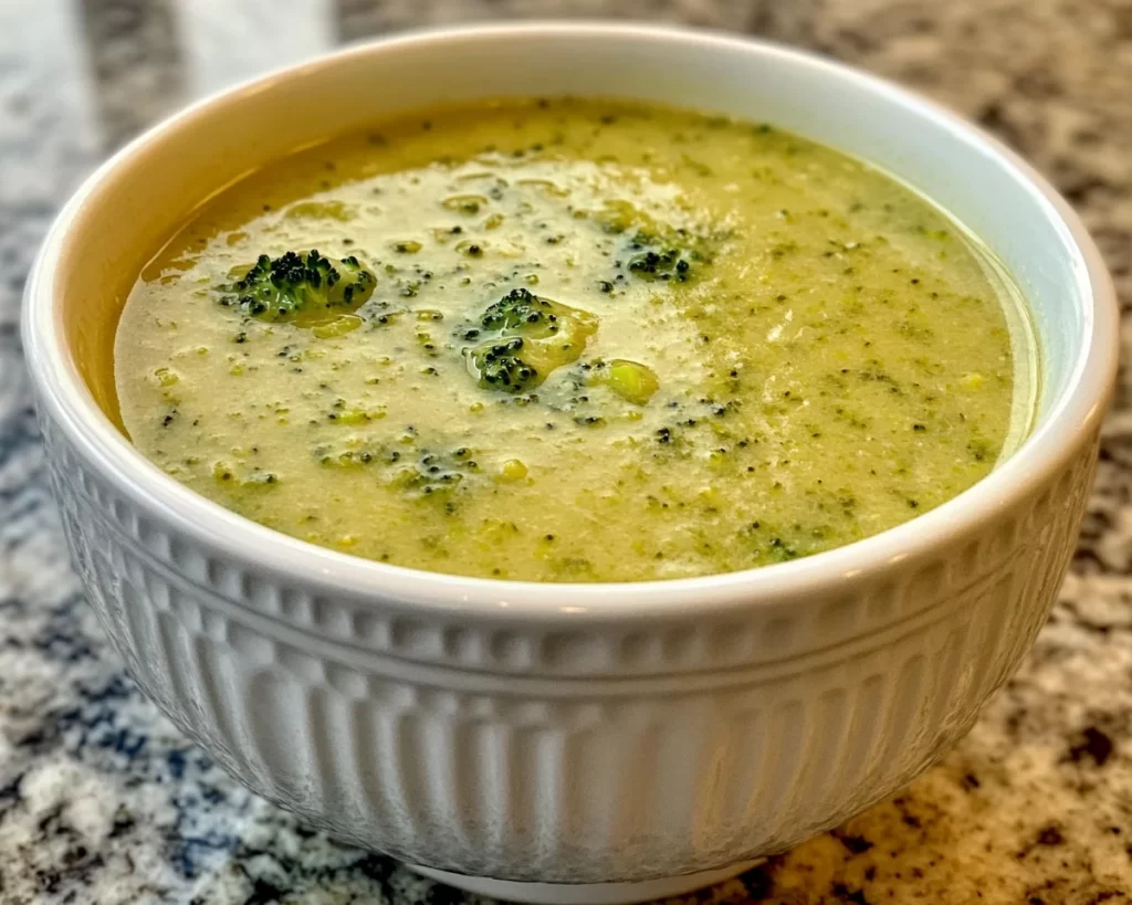 Spring Soup: Creamy Broccoli Cheddar Soup in 25 Minutes