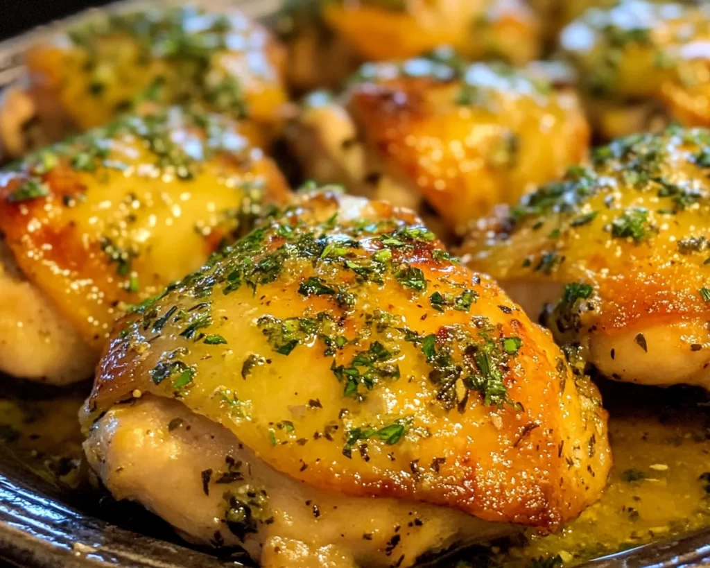 Spring Dinner: Herb Butter Roasted Chicken Thighs in 25 Minutes