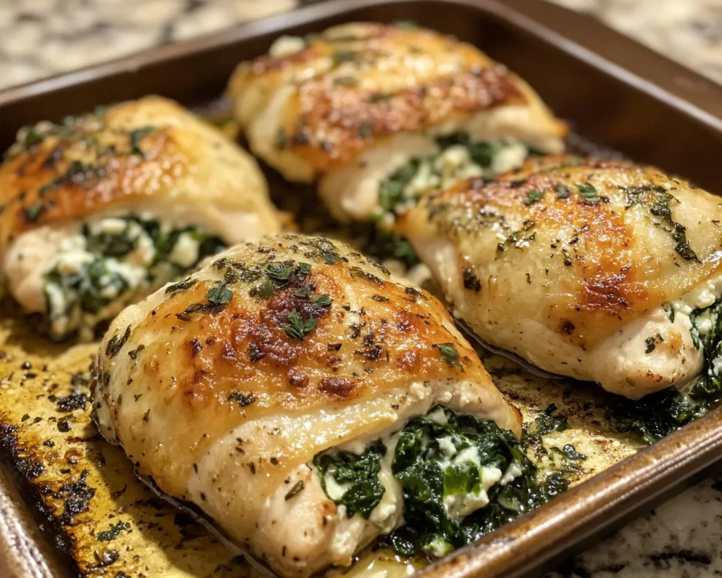 Spring Dinner Ideas: Spinach & Ricotta Chicken Roll Ups in 25 Minutes