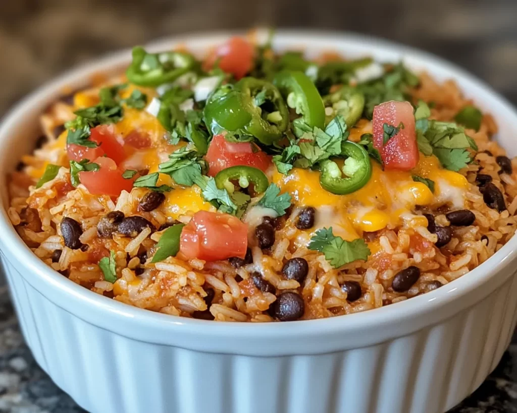 Easy Dinner Recipes for Family: Taco Rice Casserole in 7 Steps