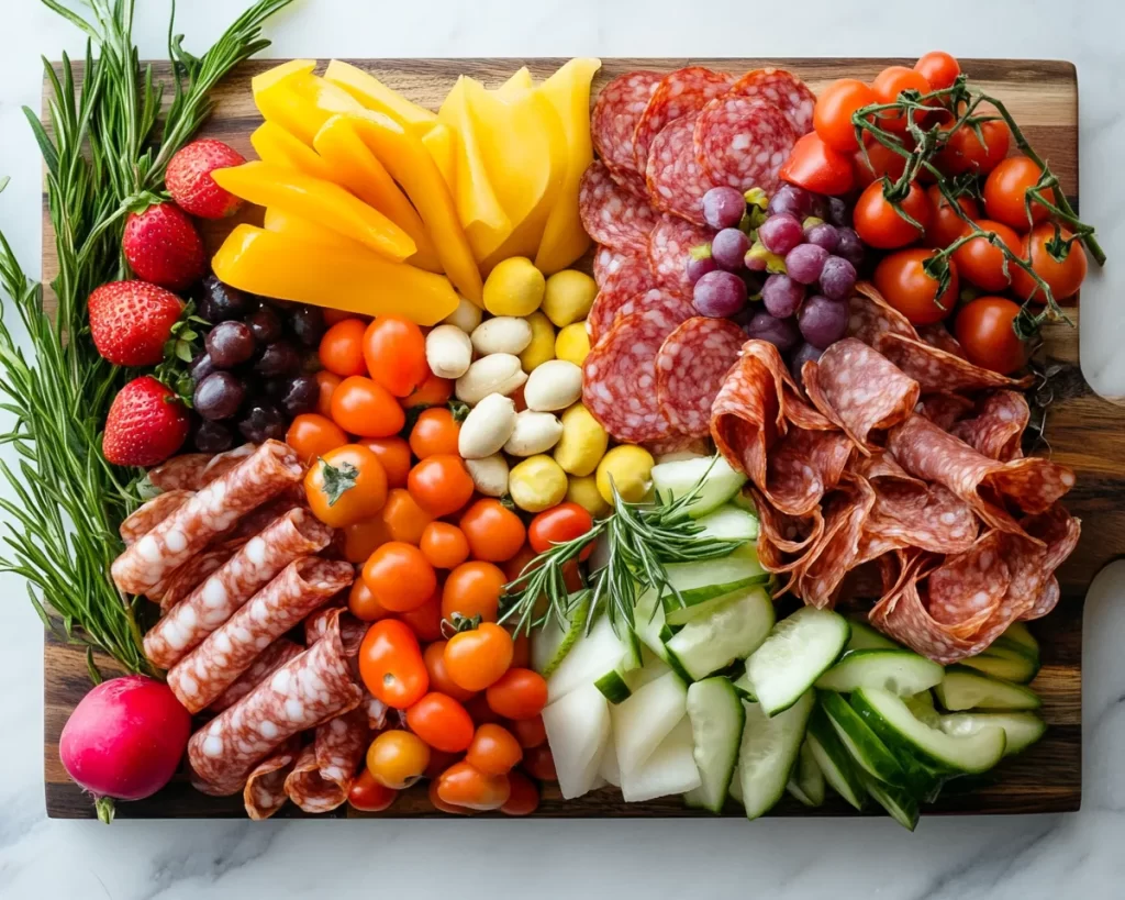 Spring Charcuterie Board Ideas with Fresh Veggies in 5 Steps