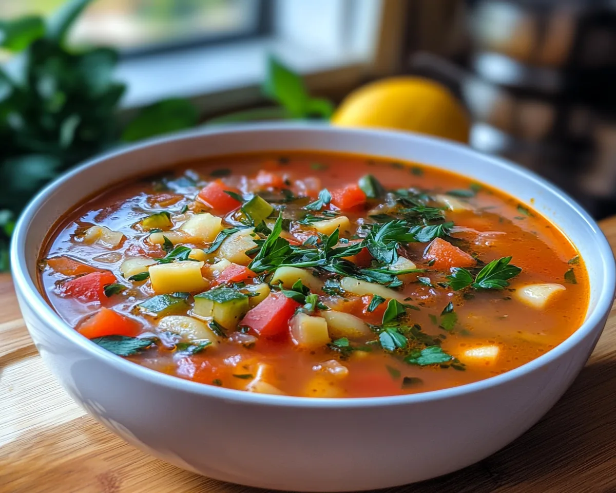 Spring Soup: Minestrone Soup in 30 Minutes