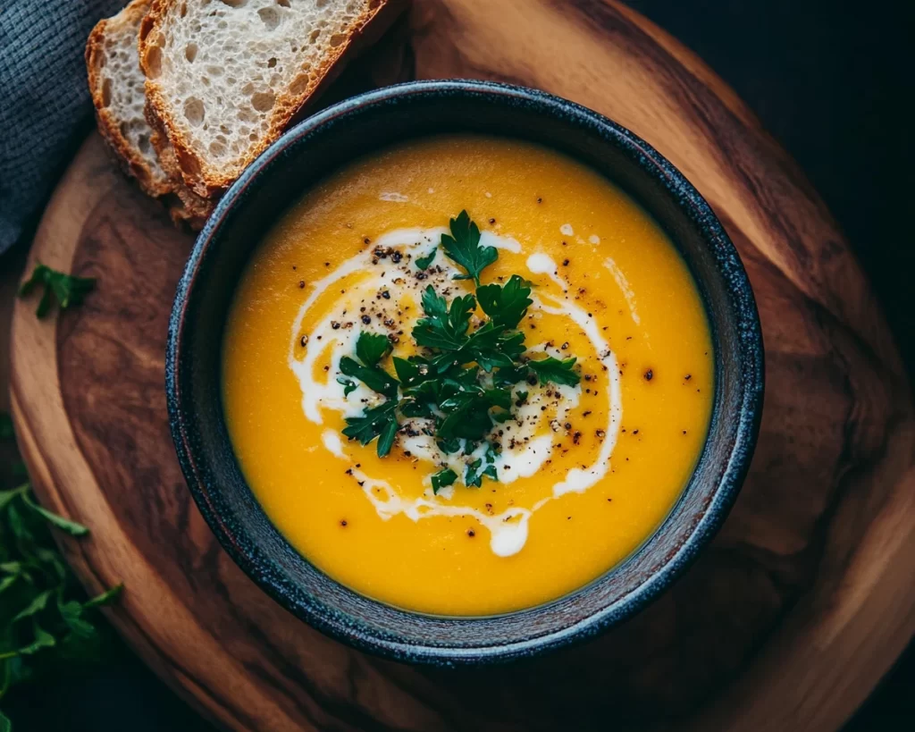 Spring Soup: Carrot Coconut Soup in 20 Minutes