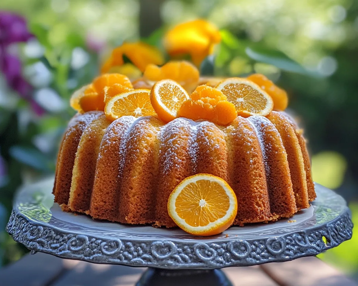Spring Baking: Orange Glazed Pound Cake in 5 Steps