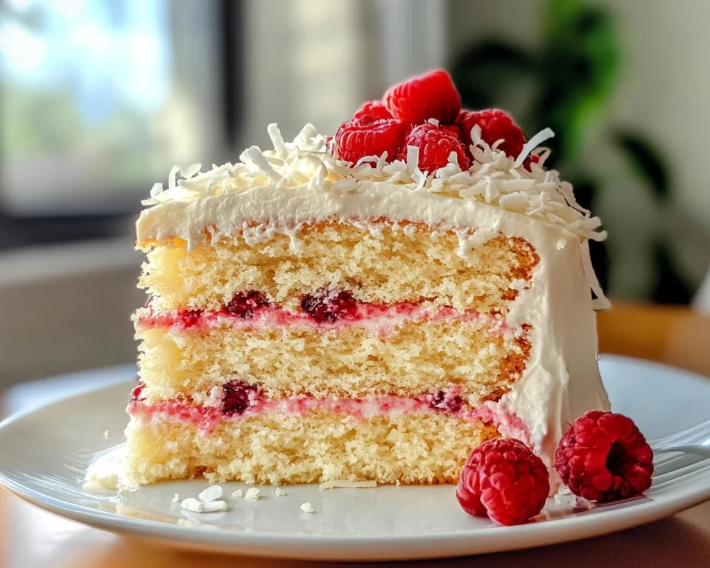 Spring Desserts: Coconut Berry Layer Cake in 7 Steps