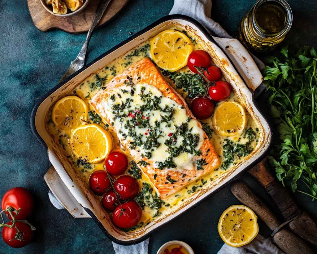 Spring Dinner Ideas: Creamy Tuscan Salmon in 20 Minutes