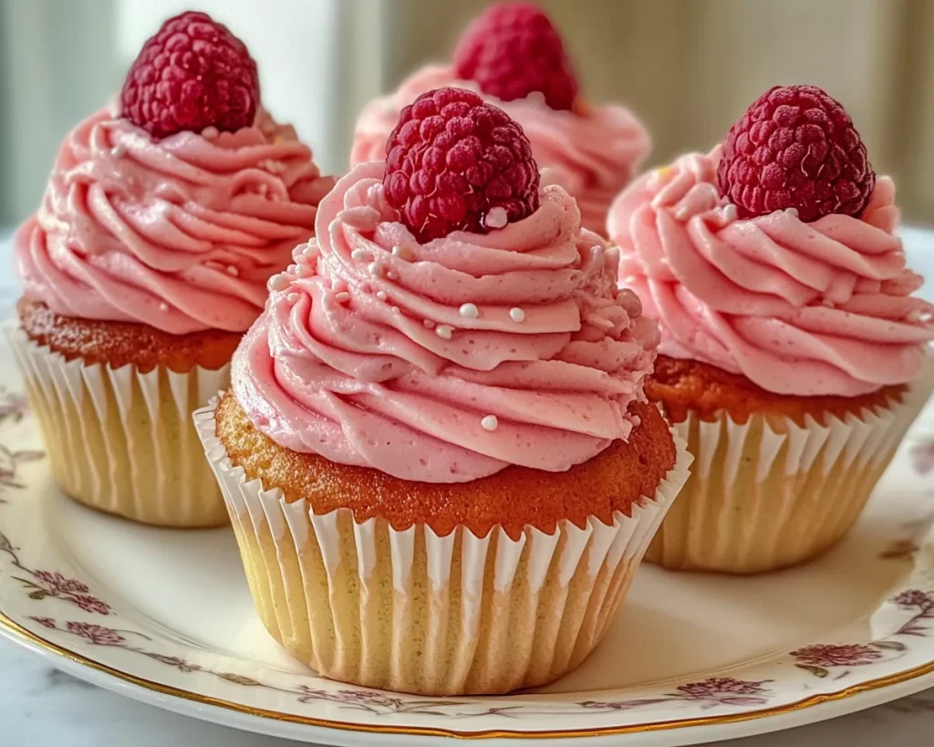 Spring Cupcakes: Raspberry Lemon Cream Cupcakes in 7 Steps