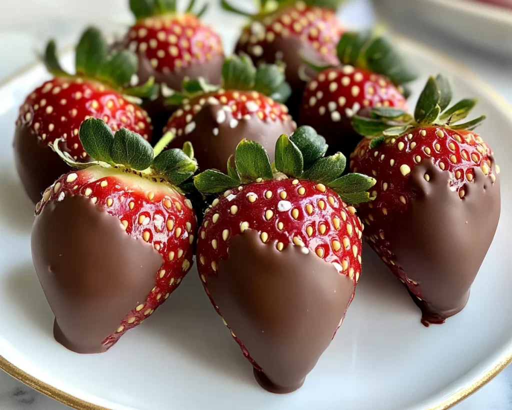 Spring Desserts: Chocolate Covered Strawberries in 10 Minutes