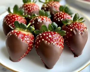 Spring Desserts: Chocolate Covered Strawberries in 10 Minutes