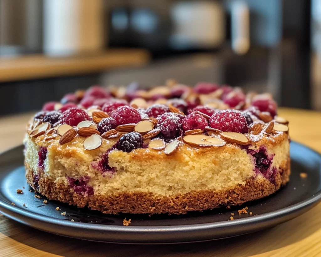 Spring Baking: Almond Berry Coffee Cake in 7 Steps