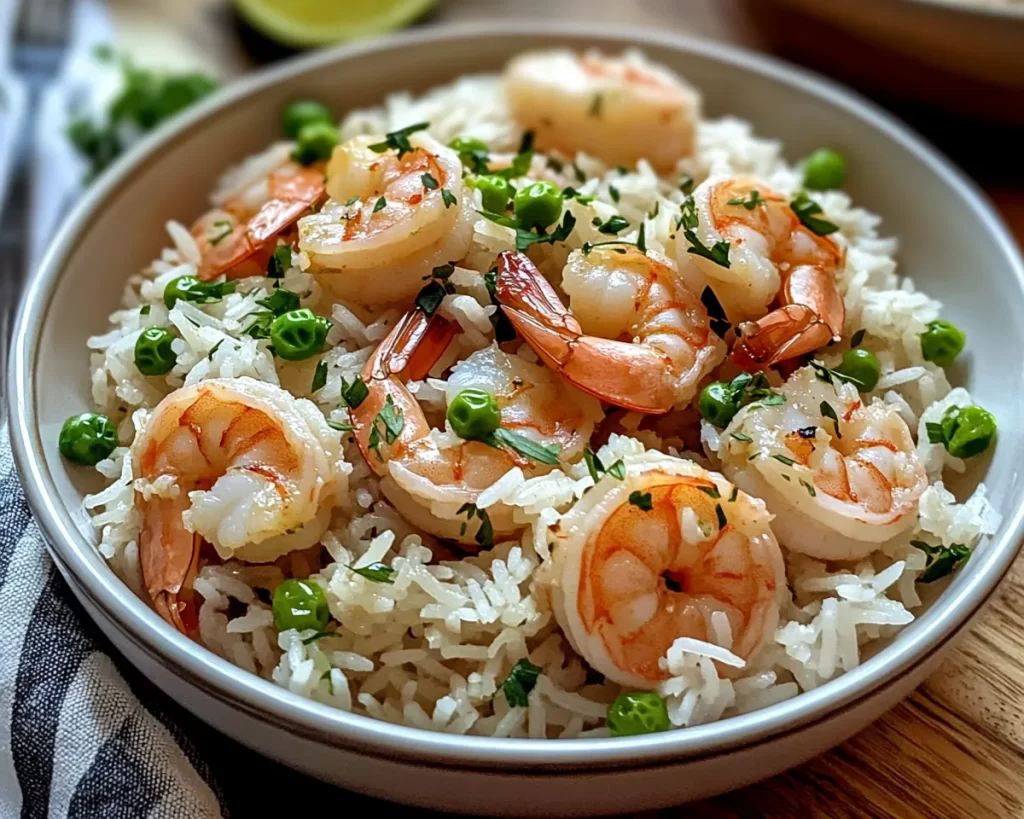 Spring Dinner Recipes: Garlic Butter Shrimp Rice in 20 Minutes