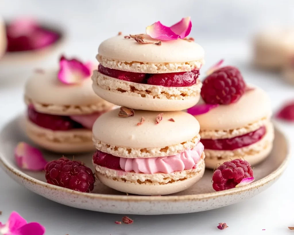 Spring Desserts: Raspberry Rose Macarons in 30 Minutes