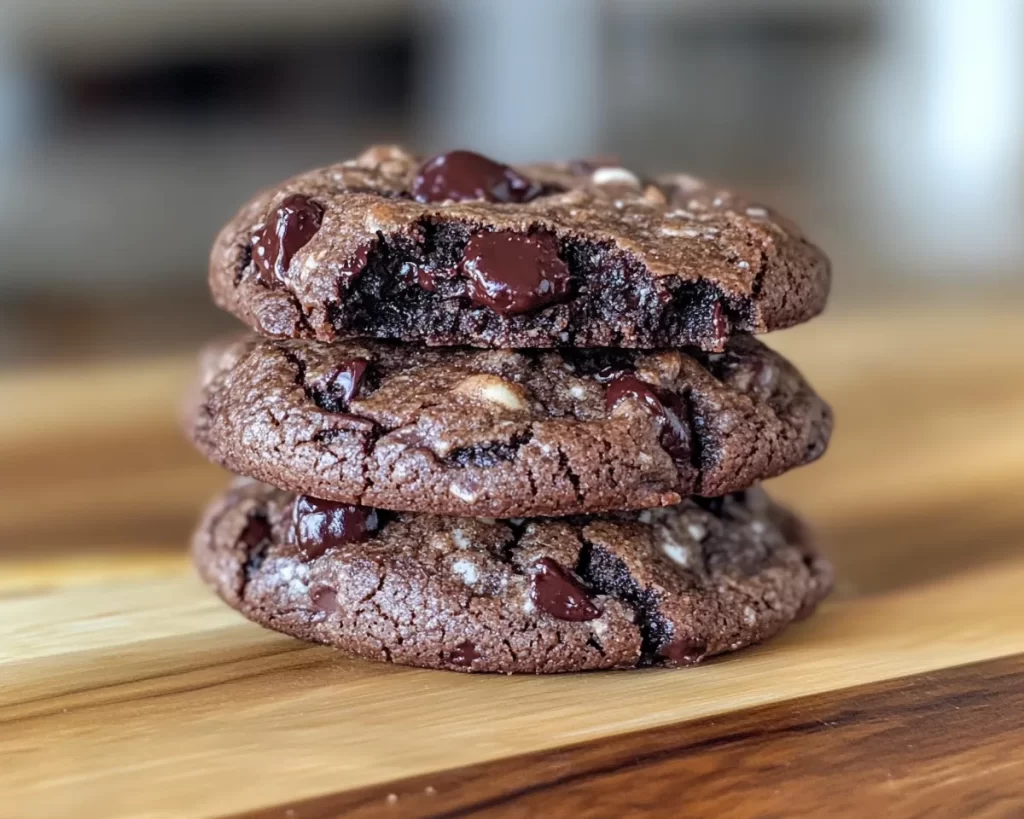 Black Forest Cookie: Black Cherry Espresso Chocolate Cookies in 25 Minutes
