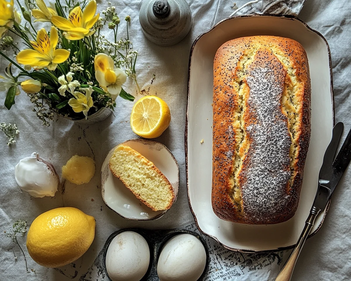 Spring Baking: Lemon Poppy Seed Bread in 5 Steps