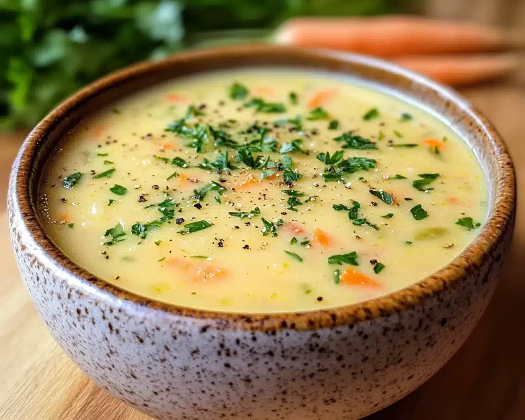 Spring Soup: Creamy Spring Veggie Soup