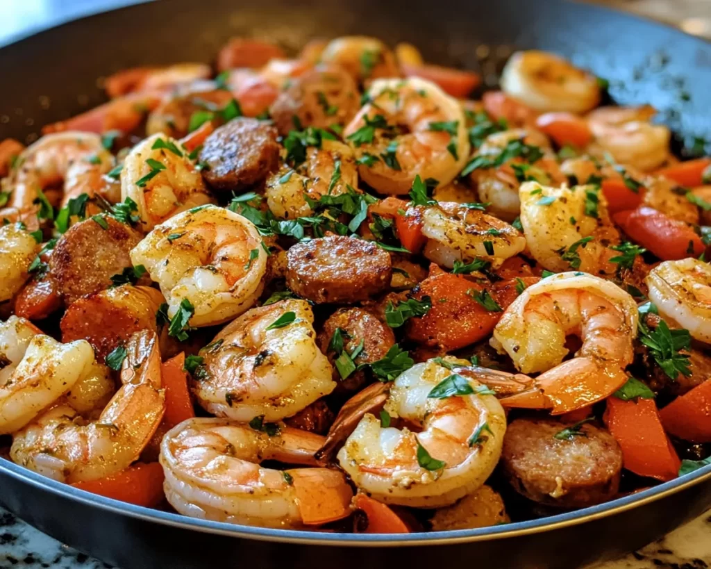 Summer Dinner Recipes: Cajun Shrimp and Sausage Skillet in 20 Minutes