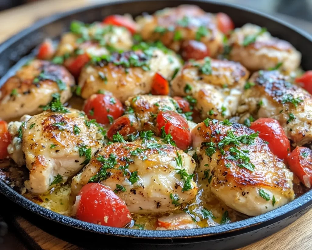 Easy Summer Dinners: One Pan Garlic Butter Chicken in 25 Minutes