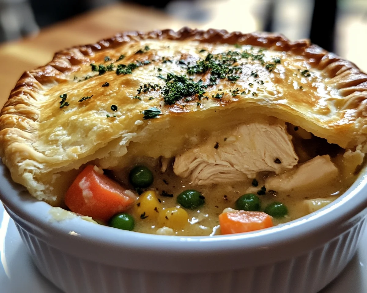 Easy Dinner Recipes for Family: Chicken Pot Pie in 7 Steps