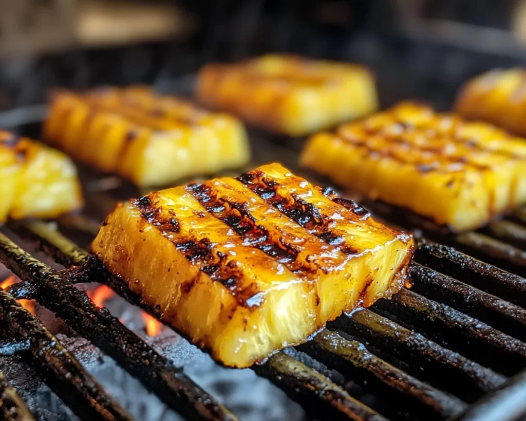 Grilling Recipes: Grilled Pineapple With Cinnamon Honey in 10 Minutes
