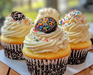 Spring Cupcakes: Cookies & Cream Cupcakes in 7 Steps